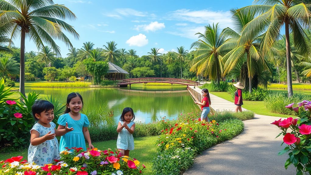 Taman botani di Malaysia