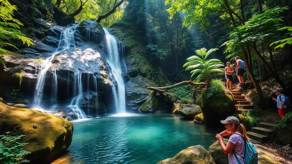 aktiviti air terjun taman ekologi