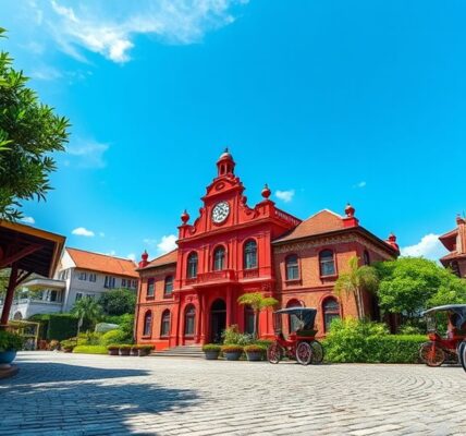 exploring historic sites melaka