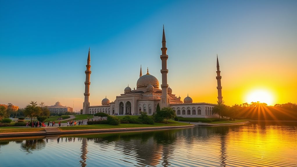 masjid ikonik keajaiban seni bina