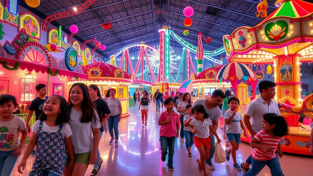 Taman tema dalam bangunan Skytropolis