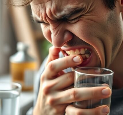 sore throat when swallowing